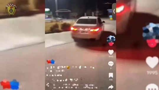 Kryente manovra të rrezikshme me ‘BMW’ në rrugë për video në Tik Tok, gjobitet me 40 mijë lekë shoferi në Tiranë