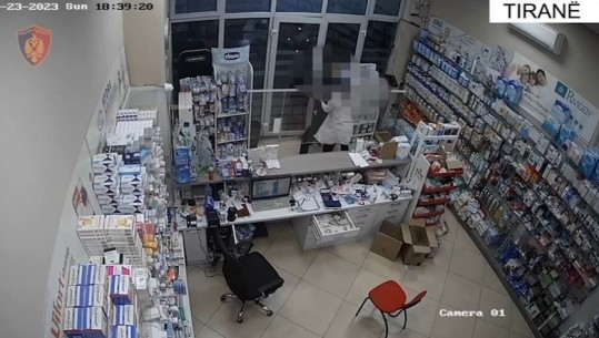 VIDEO/ Vidhte shuma parash në  farmacitë e Tiranës, arrestohet 37-vjeçari! Momenti kur ‘zhvat’ punonjësen dhe ikën me vrap