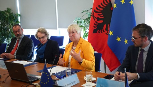 Vendoret e 14 majit/ Takim mes shefave të misioneve të BE-së! Ambasadorja, Hohmann: Me rëndësi respektimi i standarteve ndërkombëtare