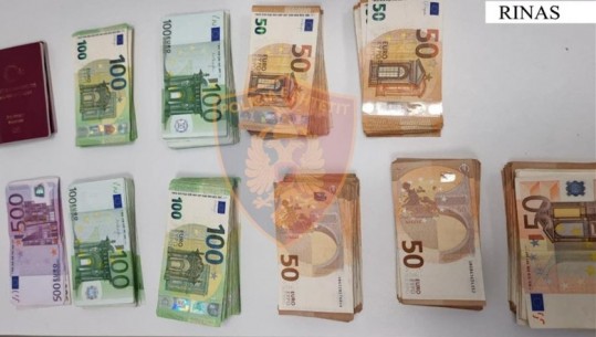 Me 47 mijë euro të padeklaruara në çantë, ndalohen në Rinas 2 shtetas turq