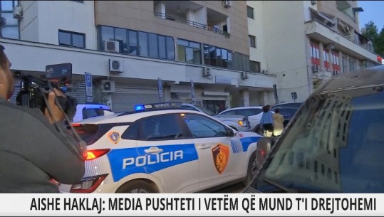 Aishe Haklaj largohet pas 12 orësh nga SPAK, shoqërohet nga policia