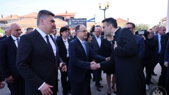 Kroaci/ Presidenti Bajram Begaj, takohet me përfaqësues të komunitetit arbanas të Zarës (Zadar-it) 