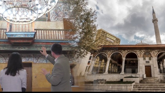 SPECIALE/ ‘Lindja dhe perëndimi’ i xhamisë së Et’hem Beut në Tiranë, restaurimi i afreskeve dhe thesaret e pazbuluara