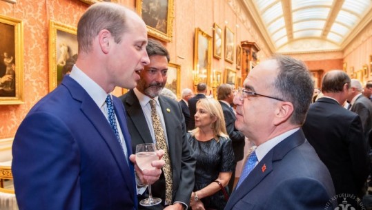Ceremonia e kurorëzimit të Charles III, Begaj takohet me Princ William