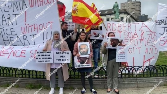 31-vjeçarit shqiptar iu mor zemra në një spital në Spanjë, familja protestë përballë Parlamentit Europian në Bruksel