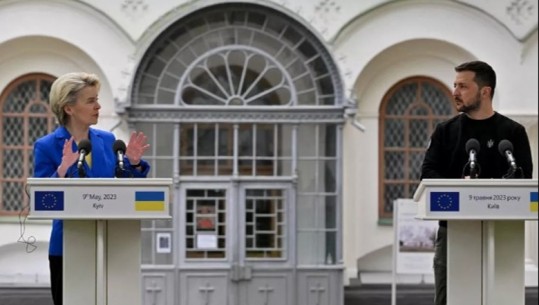 Von der Leyen: Ukraina po lufton për paqe të qëndrueshme! Po punon shumë për anëtarësimin në BE