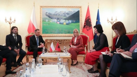Nikolla pret Presidentin polak: Mirënjohje për mbështetjen që i jepni Shqipërisë për integrimin në BE
