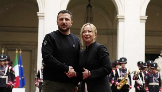 Kryeministrja italiane takohet me Volodymyr Zelenskyn