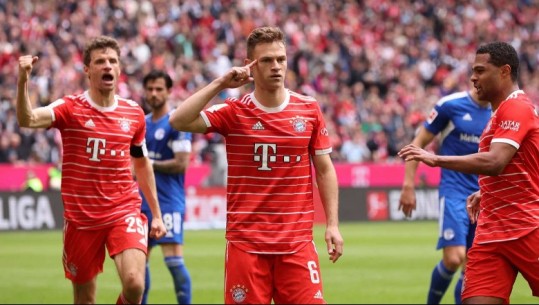 GOLAT/ Bayern Munich 'tërmet' me 6 gola, Frankfurt dhe Berlin bëjnë detyrën në Bundesligë! Dortmund ndjek bavarezët