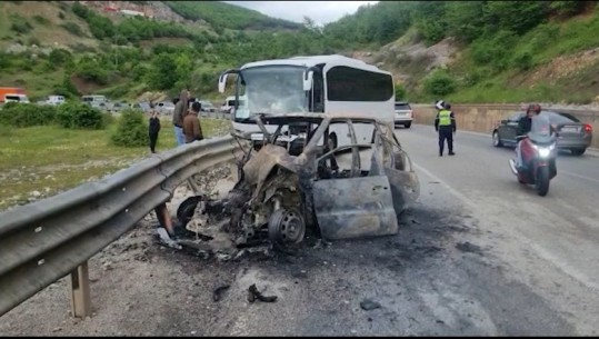 Aksidenti më 6 të plagosur në Përrenjas-Qafë thanë, vëzhgimi i Report Tv! Të huajt aksidentohen më shumë, s’njohin rrugën! Aksi i vështirë