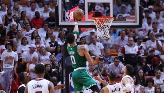 Përmbysja më pranë, Celtics fitojnë kundër Heat në NBA