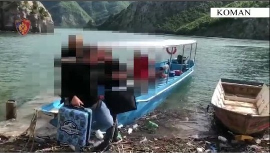Siguria e turistëve, bllokohen 5 varka artizanale dhe 1 traget në liqenin e Komanit! Në hetim pronari i tragetit, e kishte të paregjistruar e lundronte pa leje