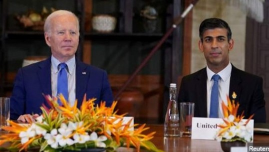 Biden dhe Sunak takohen sot, diskutojnë për luftën