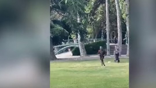 Terror në Francë, 4 fëmijë sulmohen me thikë në një park lojrash! Në gjëndje kritike për jetën! Momenti kur vrasësi ikën me vrap me armë në dorë