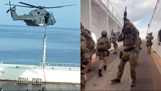 (VIDEO+ FOTO )Emigrantë të armatosur tentojnë të marrin peng anijen turke në Napoli! Policia parandalon planin, arreston autorët