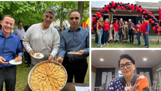 Kryebashkiaku në New Jersey shijon bakllavanë në festën e madhe të shqiptarëve