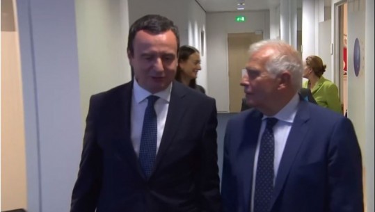 Kurti takohet me Borrell dhe Lajçak në Bruksel! Përfaqësuesi i lartë i BE: Synojmë zgjidhje të menjëhershme të tensioneve në Kosovë