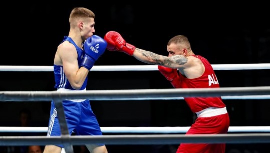 Alban Beqiri mban 'grushtin' lart, boksieri shqiptar fiton ndeshjen e parë në Lojërat Evropiane (VIDEO)