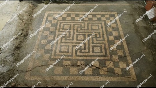 Durrës/ Mozaiku i Meandrit në bodrumin e një pallati 13-katësh,  mbuluar nga ujërat e zeza! Sako: Të zhvendoset në muzeun arkeologjik