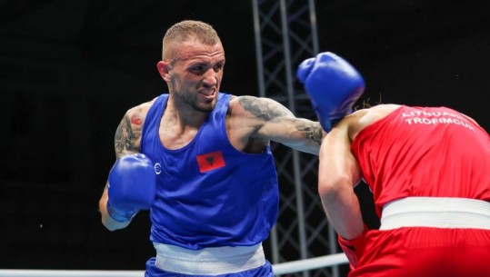 Fitorja e dytë në pak ditë, boksieri Alban Beqiri kalon në çerekfinale (VIDEO)
