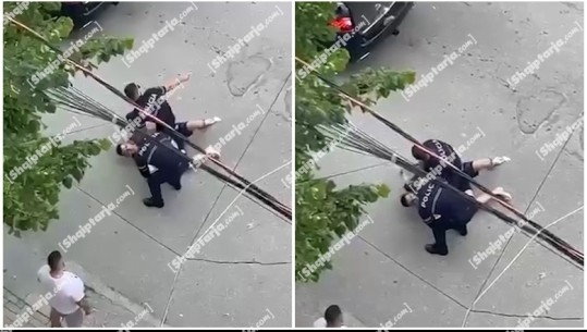 VIDEO/ 'Do të masakroj, boll, dorëzohu! Këlysh k**ve', AMP nis hetimin ndaj policëve që dhunuan të riun në rrugë