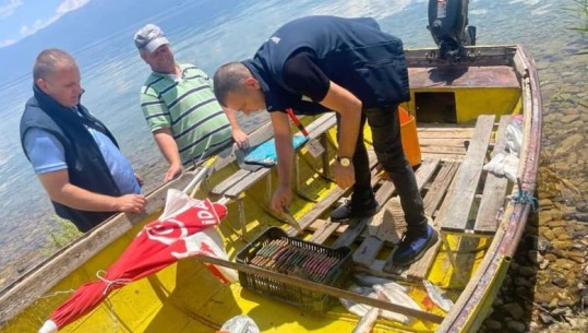 Sekuestrohet varka e peshkimit në liqenin e Ohrit, kryente gjueti të paligjshme