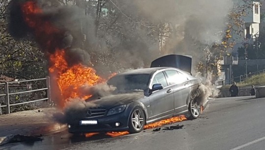 Merr flakë automjeti në lëvizje në Tiranë, policia jep detajet e para nga ngjarja