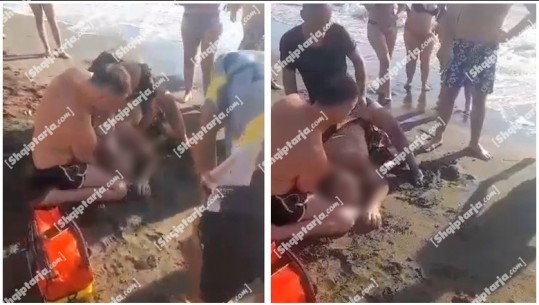 VIDEO/ Shmanget tragjedia në Lezhë, një person rrezikoi të mbytej në plazhin e Tales! Pushuesi në gjendje kritike 