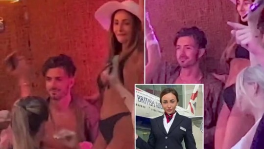 VIDEO/ Dërgoi të dashurën në Itali, ylli i Manchester City-t 'kapet mat' në Ibiza me stjuardesën