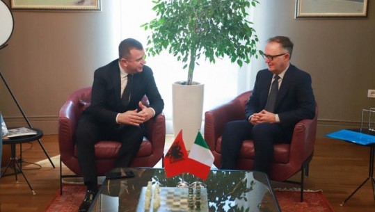 Ambasadori italian takim me Ballën: Konfirmova mbështetjen e Italisë në lutën kundër krimit të organizuar