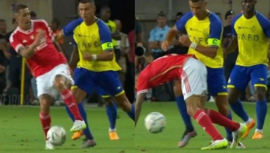VIDEO/ Di Maria e turpëron, Ronaldo s'i mban nervat dhe e plas në tokë! Benfica 'poker' Al Nasser-it
