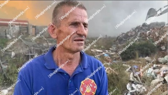 Zjarri te fusha e mbetjeve në Vlorë, zjarrfikësi: Vatra është aktive pothuajse përditë, sot hasëm vështirësi të jashtëzakonshme