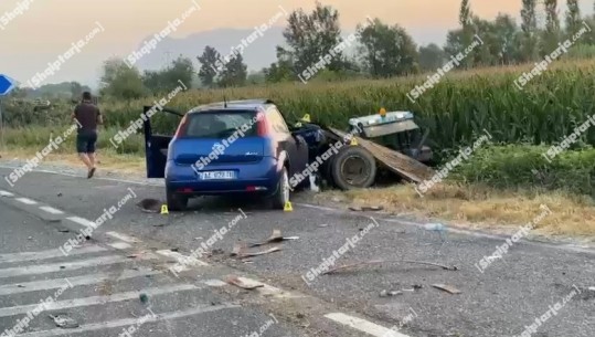 Aksidenti i rëndë në Shkodër - Lezhë, dy vikimat janë shoferi dhe pasagjeri i Fiatit! U përplasën me një zetor