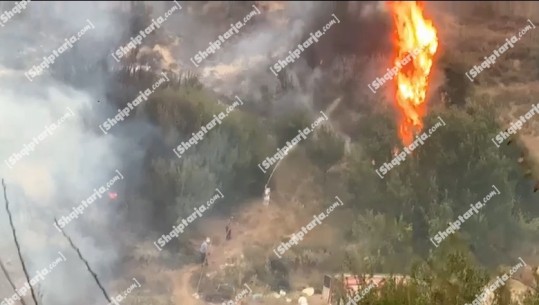 Ministria e Mbrojtjes: Vijon puna për shuarjen e flakëve në vend, vatër zjarri edhe në fshatin Kus pranë Liqenit të Thatë në Tiranë