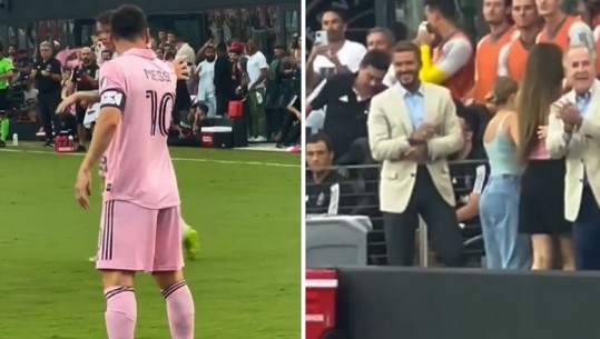 VIDEO/ Messi ndryshon mënyrën e festimit, ia dedikon golin Beckham-it