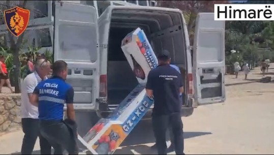VIDEO/ Policia çmonton lojrat në shëtitoren e Dhërmiut, ishin pa leje 