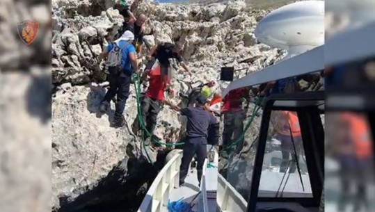 Prej 3 ditësh e bllokuar pranë një shpellë në Karaburun, policia e Orikumit shpëton turisten italiane