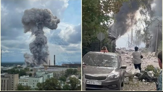 Lufta/ 1 dron goditi një depo fishekzjarresh afër Moskës, 1 vdekur dhe 50 të plagosur! Rusët mohojnë: Shpërthimi ndodhi për shkak të një gabimi njerëzor