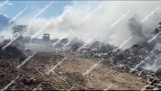 Kukës, i vuri zjarrin plehrave në fshatin Myç-Mamëz, nën hetim roja i fushës së mbetjeve