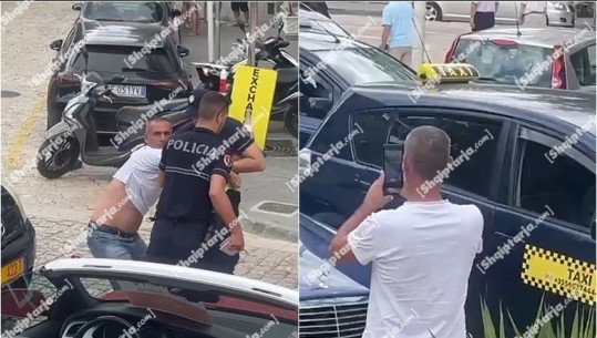Incidenti në Sarandë, policia sqaron ngjarjen: Taksisti refuzoi të lëvizte makinën! Kërcënoi policët  