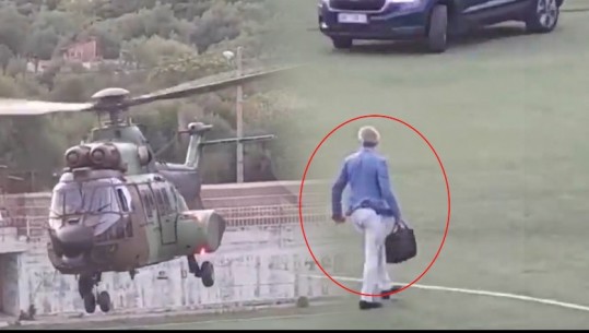 VIDEOLAJM/ Ish-kryeministri britanik, Tony Blair mbërrin në Himarë me helikopter