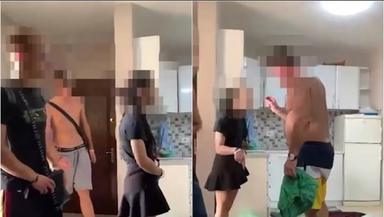 Mbajti peng 6 italianë se i dëmtuan orenditë e shtëpisë në Sarandë, arrestohet 59-vjeçari nga Kosova! Pushuesit e filmojnë: Hape derën urgjent!