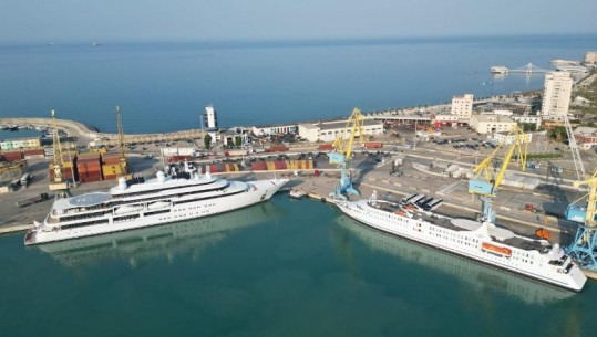  ‘La Belle de L’Adrique’ me 138 turistë dhe jahti 400 milionë dollarësh vizitojnë Portin e Durrësit