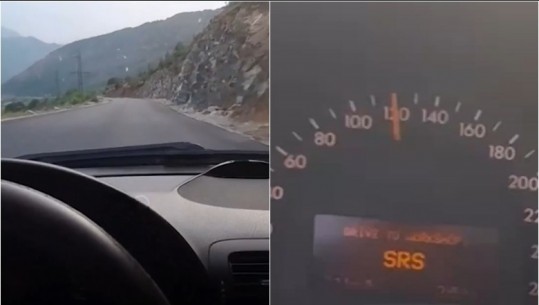 Video e frikshme/ I riu me 120 km/orë në rrugën e Arbërit, i ndodh aksident LIVE në Facebook! Më pas thirrjet: 'Oj nanë bre' 