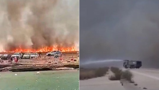 VIDEOLAJM/ Siçilia 's’gjen qetësi' nga zjarret, mbyllet aeroporti i Trapani-Brigi! Evakuohen me gomone e varka rreth 200 turistë
