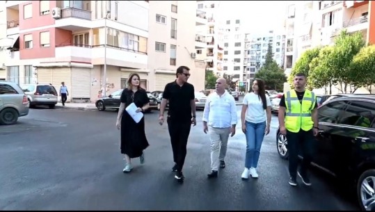 Rehabilitohet blloku urban pranë Rrugës së Qelqit në Kombinat, Veliaj: Asfalti, trotuaret dhe gjelbërimi i rrisin vlerën zonës