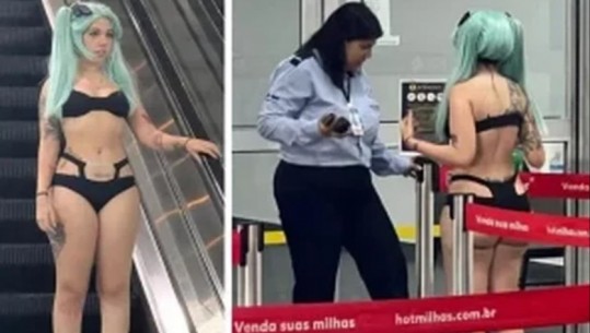 Modelja 21-vjeçare shkon me bikini në aeroport, i ndalohet hyrja në avion