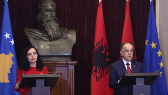 Osmani në Tiranë, Begaj: Do kërkojmë njohjen e Kosovës në KS në OKB! Presidentja: Të unifikojmë politikën e jashtme, duam mbështetjen tuaj