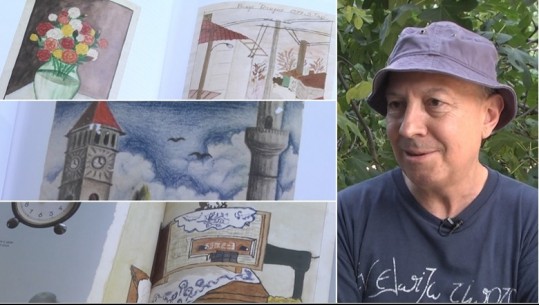 Një 'copëz' Tirane, në një gjysmë shekulli! Arti i Stefan Taçit  dhe 'Rrugica e tij' si dëshmi, piktori: Gjithçka nisi kur isha 12-vjeç deri në 2021-shin, kur im at u nda nga jeta