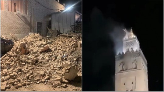 Video/ Tërmet në Marok, banorët në panik me sytë nga Xhamia historike Kutubiyya, i druhen shembjes